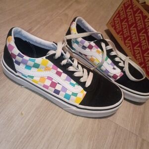 Vans Multicolor Checkered Sneakers